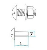 IS-02半圆连接螺栓